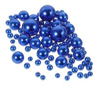 SHINEOFI 125 Unidades Perlas Decorativo Relleno de Jarrones Falsas Flotantes para Abs, Decoración y Accesorio Azul para Bodas Showers para Eventos Obsequios