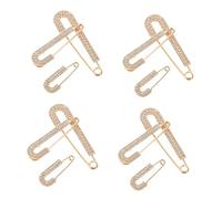 SHINEOFI 12piezas Broches de Cristal para Ropa Pinzas Decorativas de Gemas de Imitación Prendedores para Suéteres Vestidos Bufandas Cárdigans y Sombreros Imperdibles para Mujeres