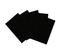 SHINEOFI 15 Hojas Tela de flocado autoadhesiva forro de cajón de fieltro revestimiento del gabinete cajones negros cajón base peana forro de joyería de muebles Adhesivo Black