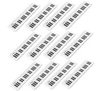 SHINEOFI 15piezas Regla De Temas Musicales De Plástico Transparente Inspiración Musical para Estudiantes Herramienta De Medición para Útiles Escolares y Actividades De Aprendizaje El