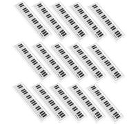 SHINEOFI 15piezas Regla De Temas Musicales para Útiles Escolares Dibujo y Medición Precisa De Plástico para Estudiantes De Primaria y Actividades Educativas