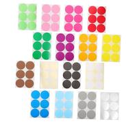 SHINEOFI 16 hojas Etiquetas Adhesivas Redondas de Colores Papel Imprimible Codificación para Oficina Aula y Organización con Adhesivo Fuerte y Removible