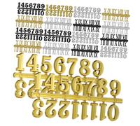 SHINEOFI 18piezas Kit de Números de Reloj para Diseño DIY Incluye Números Árabes y Romanos para Decoración del Hogar y Reparación de Relojes de Pared