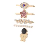 SHINEOFI 1juego Anillos Decorativos Para Correas De Reloj Accesorios De Joyas De Aleación De Zinc Compatibles Con Bandas De Para Mujeres Para Embellecer y Personalizar