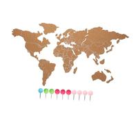SHINEOFI 1juego Tablero De Corcho Autoadhesivo Mapa Del Mundo Para Decoración De Pared Diseño Elegante Y Práctico Para Hogar Y Oficina
