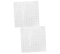 SHINEOFI 2 Hojas Almohadillas Adhesivas Transparente Protección de Muebles Bumpers de Silicona Autoadhesivos Gabinetes y Desgaste