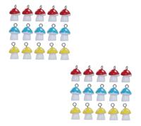 SHINEOFI 2 Juegos Colgante De Seta Pequeña Fabricación De Joyas De Encantos Encanto De Colgantes De Vegetales Encantos De Setas Champiñón Colgantes De Esmalte Champiñones Resina 15 Uds * 2