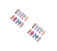 SHINEOFI 2 Juegos Zapatillas Encantos Colgante Playa Amuletos Para Hacer Joyas Totalizador Decoración Decoraciones Adornos Arcilla Suave 10 Uds * 2