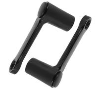 SHINEOFI 2 Palancas de Pedal para Bicicleta de Montaña Metal Negro Rotación Suave y Estable Compatibles Bicicleta Accesorios Versátiles para Ciclismo