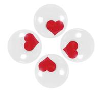 SHINEOFI 2 Pares Grandes Ojos amorosos Googly Ojos gomosos se Mueve conformado bonecas Adhesivo Globos oculares para Manualidades Amor Decoraciones de Ojos en Forma de corazón el plastico