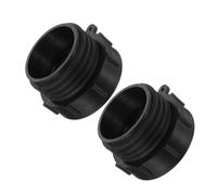 SHINEOFI 2 Piezas Adaptador de Tanque Ibc - Convertidor Rosca Fina 60 Mm a Rosca Gruesa 60 Mm - Accesorio para Válvula de Contenedor Schuetz - Compatible Riego y Almacenamiento Químico