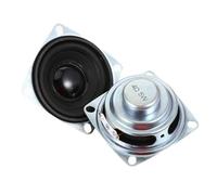SHINEOFI 2 Piezas Altavoces de Audio DIY Núcleos Doble Imán Ohm Altavoz Full Range para Proyectos Estéreo Compacto con Refuerzo de Graves