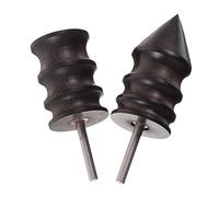 SHINEOFI 2 Piezas cabeza de lijado de cuero herramienta para pulir cuero bruñidor de bordes para manualidades de madera obra de arte cabezal de pulido cabeza de molienda