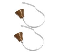 SHINEOFI 2 Piezas Campana para Puerta de Perro de Metal Fundido Vintage Diseño Colgante de Pared Resistente y Duradera para Entrenamiento de Cachorros y Comunicación de para Hogares