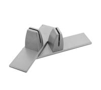 SHINEOFI 2 Piezas Clip de Fijación de Pantalla Forma de T Soporte de Abrazadera Clips de Montaje de Panel de Vidrio para Escritorio de Oficina de Vidrio