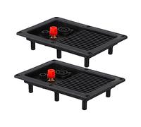 SHINEOFI 2 Piezas Conector de Vías para Altavoces con Seguros Reemplazo para Equipos de Sonido y Cajas Acústicas Material Duradero y Transferencia Óptima de Señal