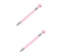 SHINEOFI 2 Piezas Crayón De Arte De Uñas Selector De Pedrería Pluma De Puntos De Manicura Accesorios Para Uñas Bolígrafo De Cera Para Uñas Pluma De Cera De Uñas Rosa De Polivinilo