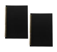 SHINEOFI 2 Piezas Cuadernos de Contabilidad Horizontal con Cubierta PP Libro de Registro de Ingresos y Gastos para Finanzas Personales y Empresariales Planificador de Presupuesto con