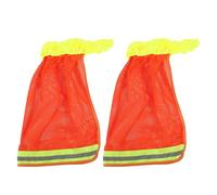 SHINEOFI 2 Piezas Cubre Cuello Reflectante para Casco de Obra Visera de Ala Completa y Tejido de Fibra Química Transpirable para Proteger del Sol Trabajando al Aire Libre