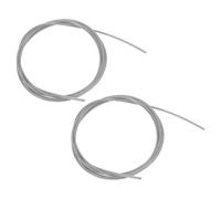 SHINEOFI 2 Piezas Cuerda de Alambre para Aro de Baloncesto de Acero Hilo de Repuesto para Uso Interior y Exterior, Fijación Segura para Redes de Aro