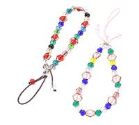 SHINEOFI 2 Piezas Cuerdas Colgantes para Teléfono Móvil y Cámara Cordón Antipérdida con Único Múltiples para Claves y Accesorios
