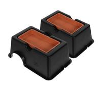 SHINEOFI 2 Piezas Cueva Escondite para Reptiles Humidificada Diseño Seguro y Multifuncional para Gecko Leopardo y Tortugas Decoración Natural para Terrarios