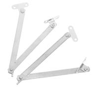SHINEOFI 2 Piezas De Soportes Para Tapa De Armario Con Ruedas Soporte Para Tapa De Expositor Bisagra Plegable Para Puerta De Armario Manija Para Puerta De Armario Bisagra Plegable De
