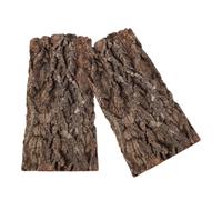 SHINEOFI 2 Piezas Fondo de Corcho Natural para Terrarios de Reptiles y Ranas, Plataforma de Madera para Escalar y Espacio Elevado para Tomar el Sol en Decoración de Hábitats