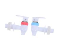 SHINEOFI 2 piezas Grifos para Dispensador de Agua Válvulas Rojo y Azul para Agua Fría y Caliente Repuestos para Enfriadores y Dispensadores de Bebidas con Instalación Fácil