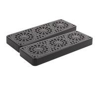 SHINEOFI 2 Piezas Humidificador para Cigarros Rectangular de Plástico Espuma Floral, Control Preciso de Humedad y Mantenimiento Prolongado Adecuado para Humidores de Escritorio