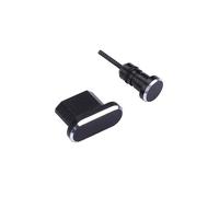SHINEOFI 2 Piezas Juego de Tapones Antipolvo Enchufe de Auriculares tapón Antipolvo para Auriculares Cubrir Conector Jack alfiler Enchufe para S7 enchufar Dorado