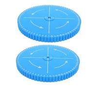 SHINEOFI 2 Piezas Kumihimo Disk Braiding Plate Round Bracelet Weaving Tool For DIY Friendship Bracelets And Jewelry Crafting