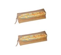 SHINEOFI 2 Piezas Neceser para Mujer Golpe Pops día de San valentín Neceser para Maquillaje Bolsas de Maquillaje Bolso de Cosméticos Estuche Bolso de la Pluma Literatura y Arte Perder