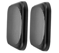 SHINEOFI 2 Piezas Rejilla Protectora Cuadrada para Altavoz de Coche Antipolvo para Subwoofer de Fácil Instalación Diseño Clásico para Interior Automotriz