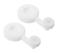 SHINEOFI 2 Piezas Soporte Vertical Blanco Plástico para Embudos de Estructura Integrada y Soporte Estable para Laboratorios Escolares Química