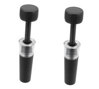 SHINEOFI 2 Piezas Tapón Profesional de Vacío para Botella de Vino de Sellado Hermético Reutilizable Práctico Conservador para Frescura y Sabor