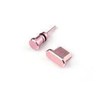SHINEOFI 2 Piezas Tapones Antipolvo para Conectores de Auriculares Micro USB Color Rosa Compatible con Edge Honor y de Instalar Estuche de Almacenamiento
