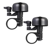 SHINEOFI 2 Piezas Timbre de Bicicleta para Campana de Manillar Ruidosa | Sonido Claro y Potente, Instalación Fácil, Cobre y Plástico, para Bicicleta de Montaña y Carretera