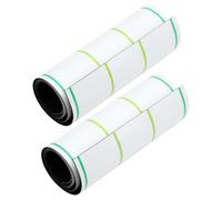 SHINEOFI 2 Piezas Tiras de Oraciones Magnéticas Respaldo Magnético Suave para Aprendizaje de Idiomas y Expresión Artística, Papel Magnético para Escribir a Mano, Tamaño 60x12 Cm