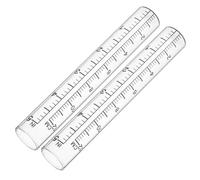 SHINEOFI 2 Piezas Tubo de Repuesto de Vidrio para Medidor de Lluvia de Jardín Diseño Elegante y Herramienta Multifuncional para Observación Directa de Precipitaciones en Exteriores
