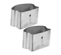 SHINEOFI 2 Piezas Unidades Tapas Finales para Barandilla de Escalera PVC Recambios Prácticos y Fáciles de Instalar Accesorios para Proteger y Prolongar la Vida Útil de Pasamanos Centros