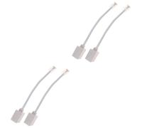SHINEOFI 2 Series Adaptador Ethernet Unidades Conector Telefónico Pc Pc para Estable Y Transmisión De Señal Compatible con Líneas Telefónicas Y Cables 2 Piezas*2