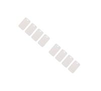 SHINEOFI 2 Series Almohadilla De Refuerzo Muebles Cuñas De Nivelación De Cama Espaciadores Cuñas para Nivelar Cuñas De Nivelación De Sofá Calzos Cuñas De Mesa El Plastico Blanco 4 Piezas*2