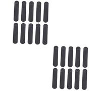 SHINEOFI 2 Series Cubierta del Lápiz Óptico Fuente Caso Hacer Clic Bolsa Llave Black 10 Piezas*2