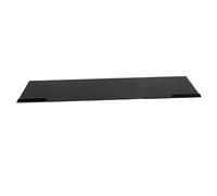 SHINEOFI 2 Soportes De Teclado Negros para Escritorio Elevadores De Teclado Mecánicos Soporte De Goma Acrílico