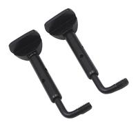 SHINEOFI 2 Tornillos para Mentonera de Violín 3/4 y 4/4 en Metal Negro, Fácil Instalación y Ajuste, Accesorios Compatibles para Violines de Orquesta