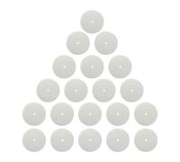 SHINEOFI 20 Piezas Cera para Costura Acondicionador de Hilo de Bordar y Coser, Cera Soluble en Agua para Hilo, Blanco, para Bordado y Punto de Cruz