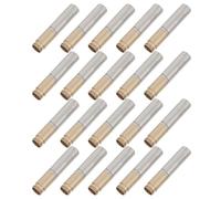 SHINEOFI 20 Unidades Mecanismo de Bolígrafo Metálico Roscado 7,3mm, de | Retráctil y Acanalado, Instalación Fácil, Escritura Suave y Uso Versátil para Escuela y Oficina