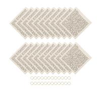 SHINEOFI 20 Unidades Rollos de Mezuzá Kosher, Pergamino Hebreo Preenrollado para Bendición de Puerta Judía, Papel Resistente para Mitzvá y Protección Tradicional del Hogar