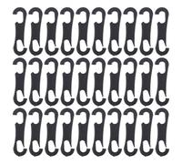 SHINEOFI 200 Ganchos ABS para Cojines de Asiento de Coche S Tipo Doble Gancho 35 CM Accesorios para Fijar Fundas y Estabilizar Cojines Suministros Automotor Paquete 200 Unidades